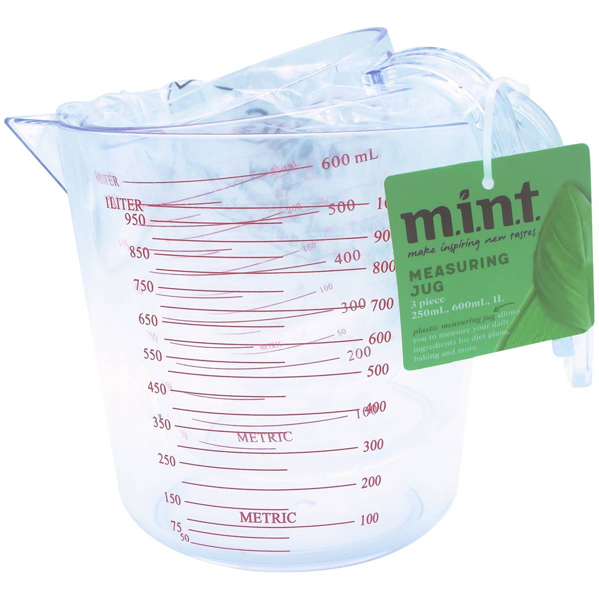MINT Measuring Jug 3 Pack