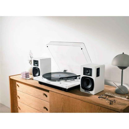 Audio-Technica AT-SP3X Bluetooth Bookshelf Speakers (White)