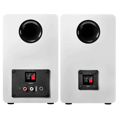 Audio-Technica AT-SP3X Bluetooth Bookshelf Speakers (White)