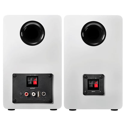 Audio-Technica AT-SP3X Bluetooth Bookshelf Speakers (White)