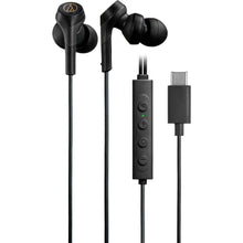 Audio-Technica USB-C Wired Noise Cancelling In-Ear Headphones (Black)