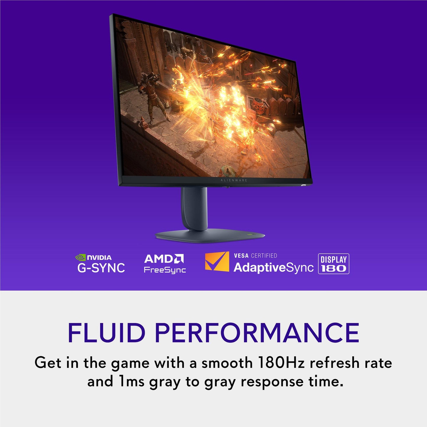 Alienware AW2725DM 27" QHD 180Hz Gaming Monitor