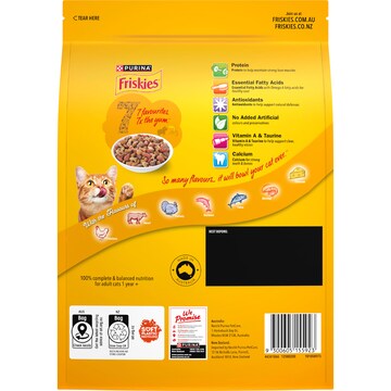Friskies Adult 7 Dry Cat Food 2.5kg