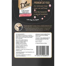 Dine Cat Creamy Treats Treats Prawn & Tuna Sachets 12g x 4 pack