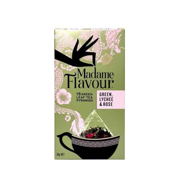 Flavour Green Lychee Rose Pyramids