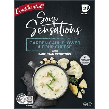 Continental Soup Sensations Garden Cauliflower & Four Cheese 31g x 2 pack