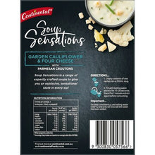 Continental Soup Sensations Garden Cauliflower & Four Cheese 31g x 2 pack