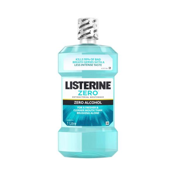 LISTERINE MOUTHWASH ZERO 1 LITRE 
