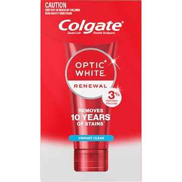 Colgate Teeth Whitening Toothpaste Optic White Renewal Vibrant 85g