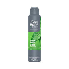 DOVE MEN DEODORANT ADVANCED 72HR AEROSOL EXTRA FRESH 250ML