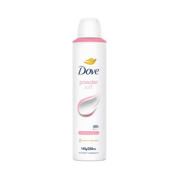 DOVE WOMEN DEODORANT 48HR AEROSOL POWDER SOFT 250ML