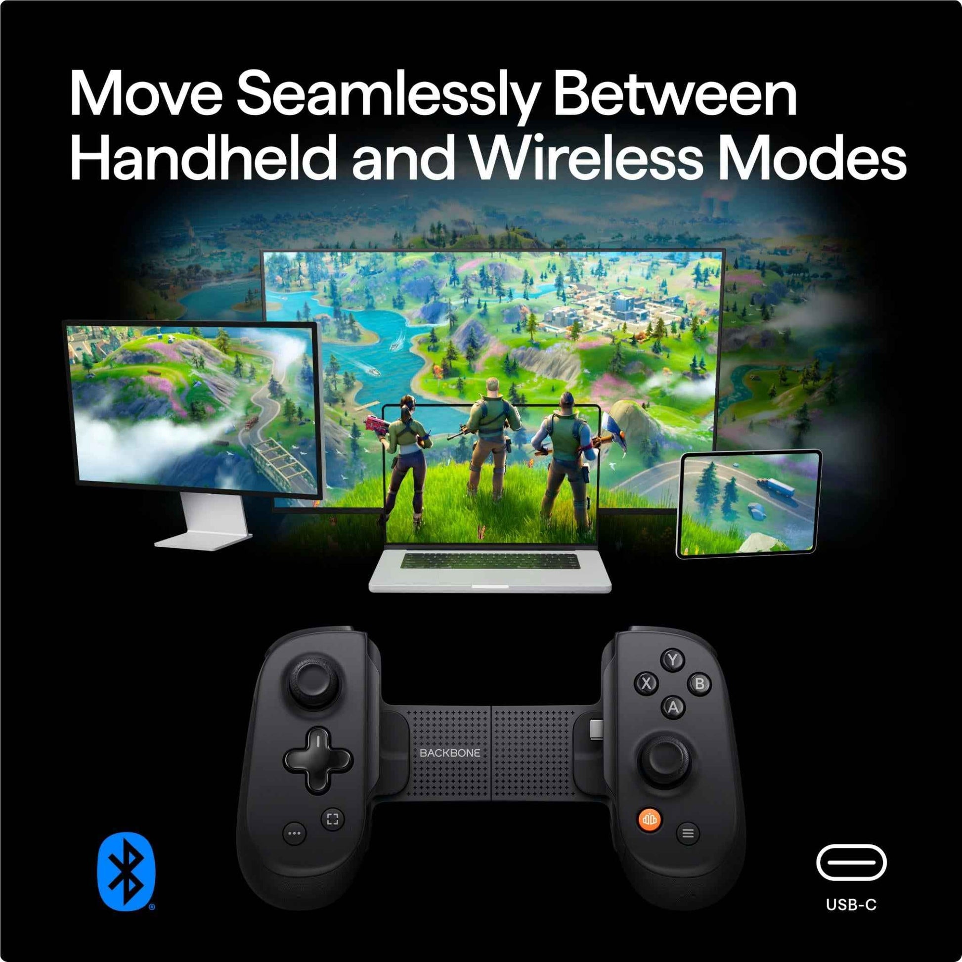 Backbone Pro Mobile and Wireless Controller for Cloud Gaming - (USB-C)