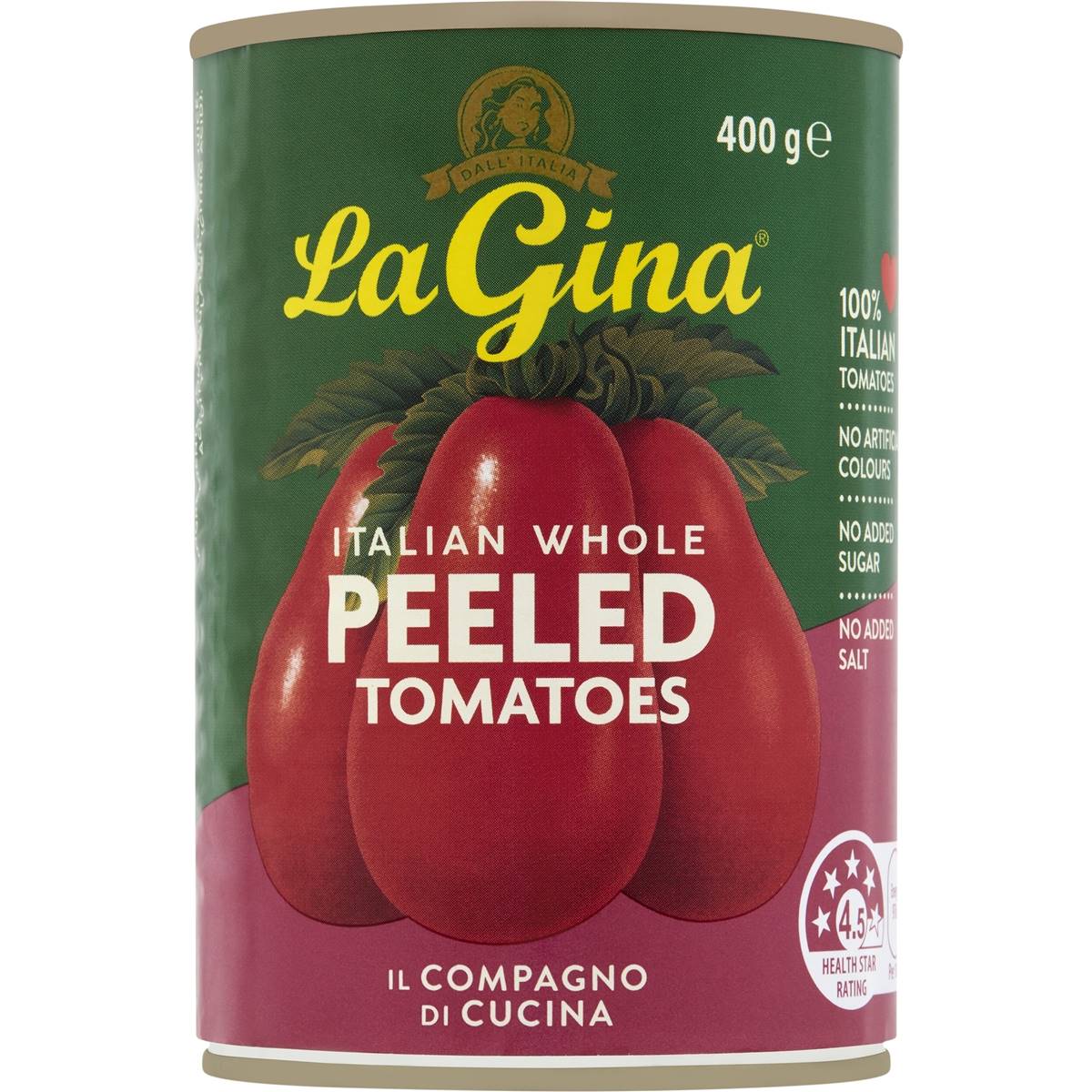La Gina Peeled Tomatoes 400g