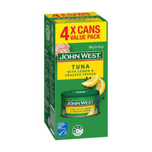 JOHN WEST TEMPTERS TUNA MULTIPACK 4x95G:LEMON CRACKED PEPPER:.:380 GRAM