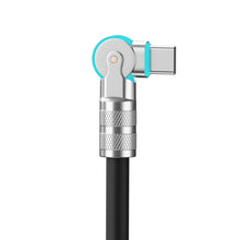 Powerwave 2M USB-C LED Charging Cable with Adjustable Head & USB-A Adapter for Nintendo Switch 2