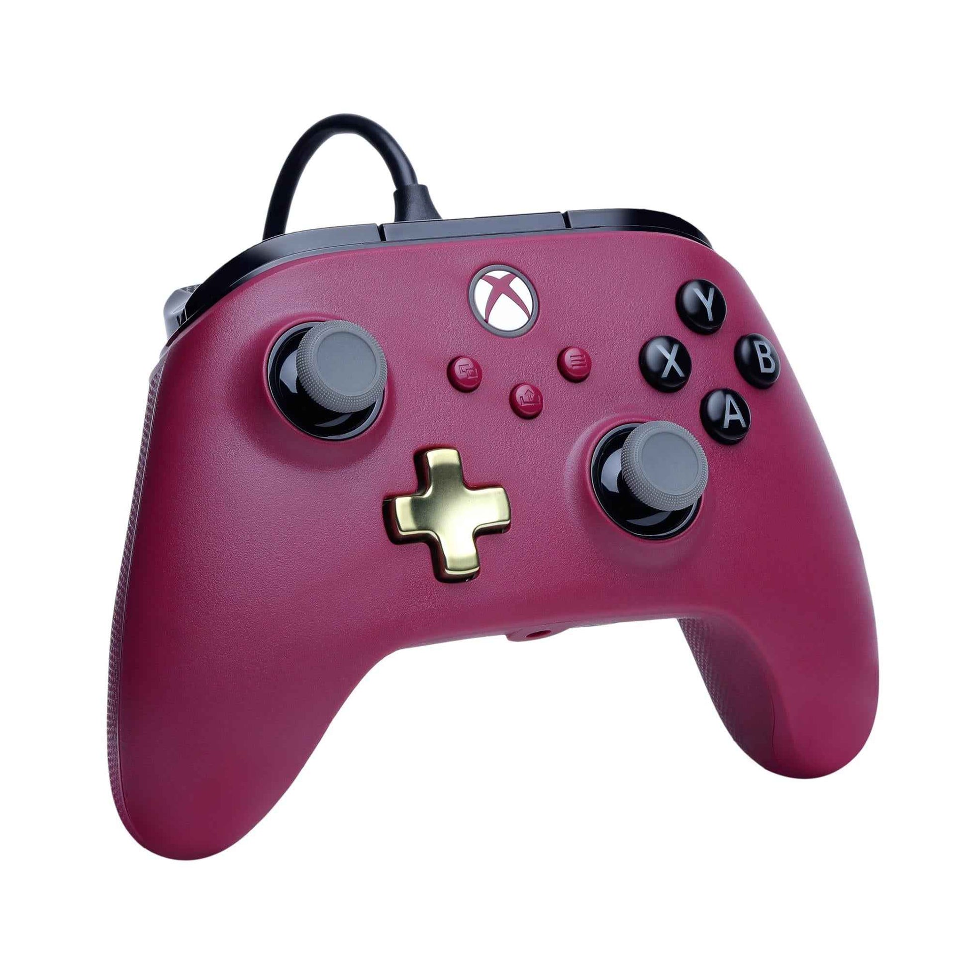PowerA Advantage Plus Wired Controller for Xbox Series X/S with Hall Effect Modules (Ruby)