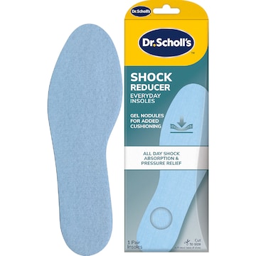 Scholl Shock Reducer Shoe Base Insoles each