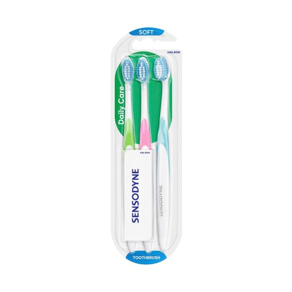 SENSODYNE DAILY CARE TOOTHBRUSH 3 PACK