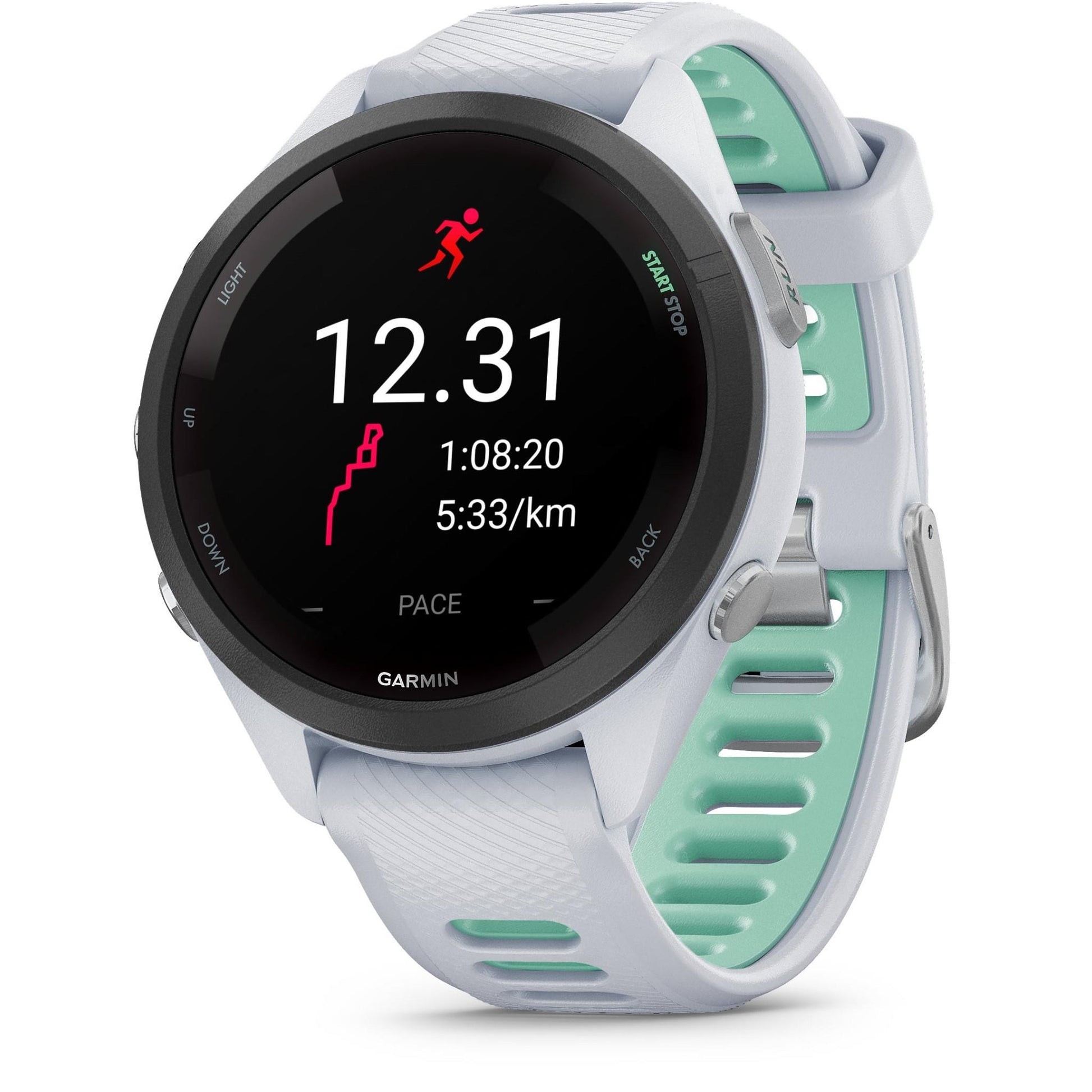 Garmin Forerunner® 265S Sports Watch (Whitestone)