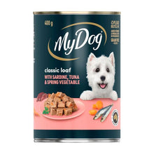 MY DOG WET DOG FOOD CLASSIC LOAF WITH SARDINE TUNA & SPRING VEGETABLES CAN 400G