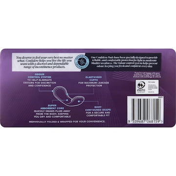 Confidere Incontinence Pads Regular 14 pack
