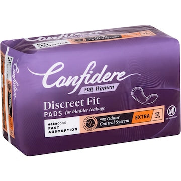 Confidere Incontinence Pads Extra 12 pack