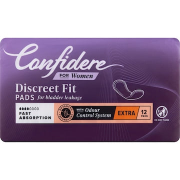Confidere Incontinence Pads Extra 12 pack