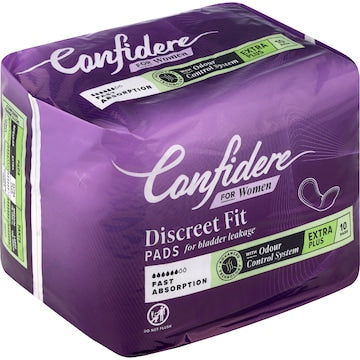 Confidere Incontinence Extra Plus Pads 10 pack