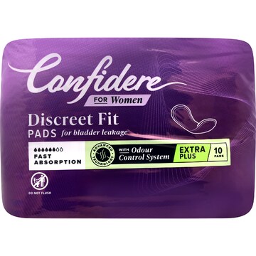 Confidere Incontinence Extra Plus Pads 10 pack