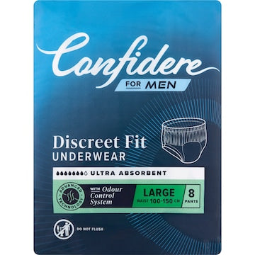 Confidere Incontinence Pants Mens Large 8 pack