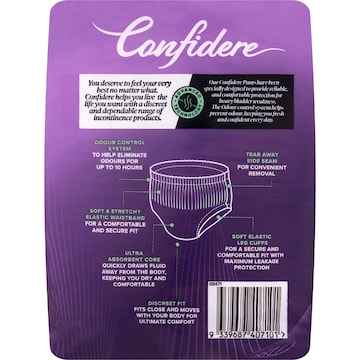 Confidere Incontinence Pants Womens Large 8 pack