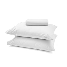 250 Thread Count Cotton Rich Sheet Set - Double Bed, White