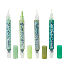 4 Pack Glitter Brush Markers