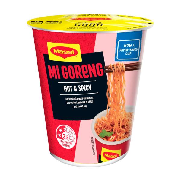 MAGGI MI GORENG HOT & SPICY INSTANT CUP NOODLES 65 GRAM