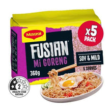 Fusian Mi Goreng Instant Noodles Soy & Mild Spice Flavour 5 Pack