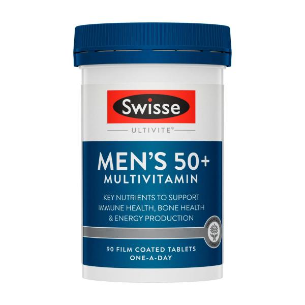SWISSE ULTIVITE MENS 50+ TABLETS 90 PACK