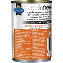 Fussy Cat Grain Free Adult Wet Cat Food Chicken & Turkey & Cranberry 400g