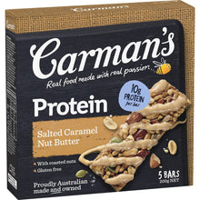 Carman's Protein Bars Salted Caramel Nut Butter 5 pack