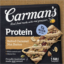 Carman's Protein Bars Salted Caramel Nut Butter 5 pack