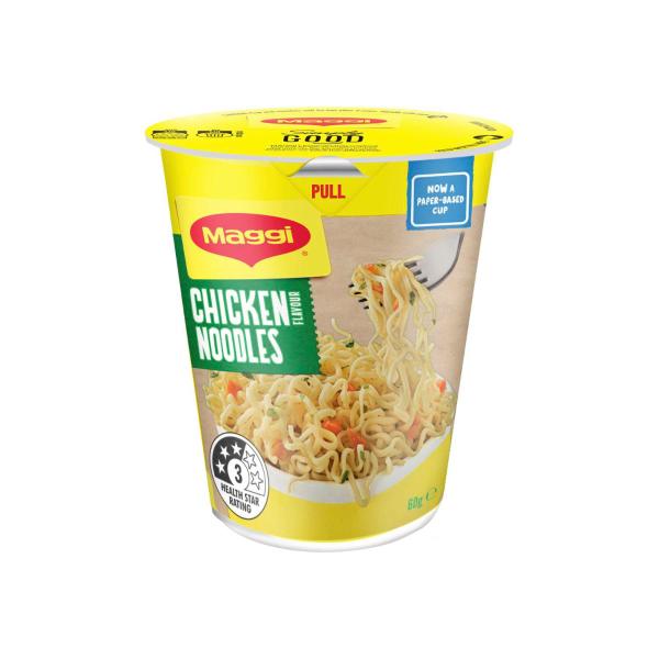 MAGGI INSTANT NOODLES CUP CHICKEN FLAVOUR 60 GRAM