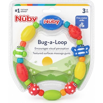 Nuby Teether Bug-A-Loop each
