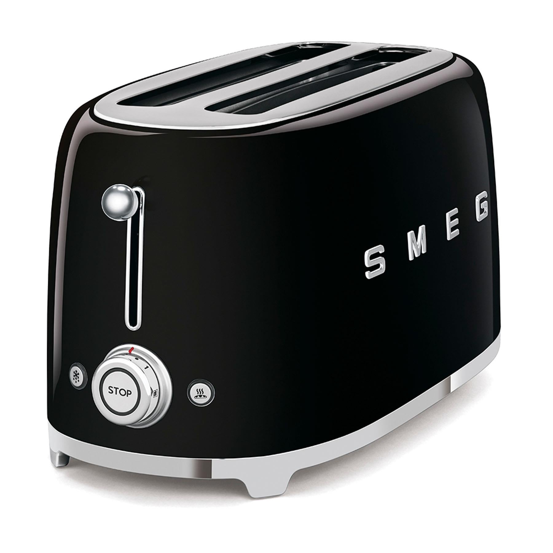 Smeg 50's Style 4 Slice Toaster (Black)