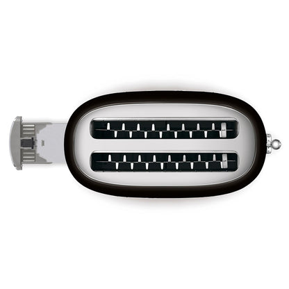 Smeg 50's Style 4 Slice Toaster (Black)
