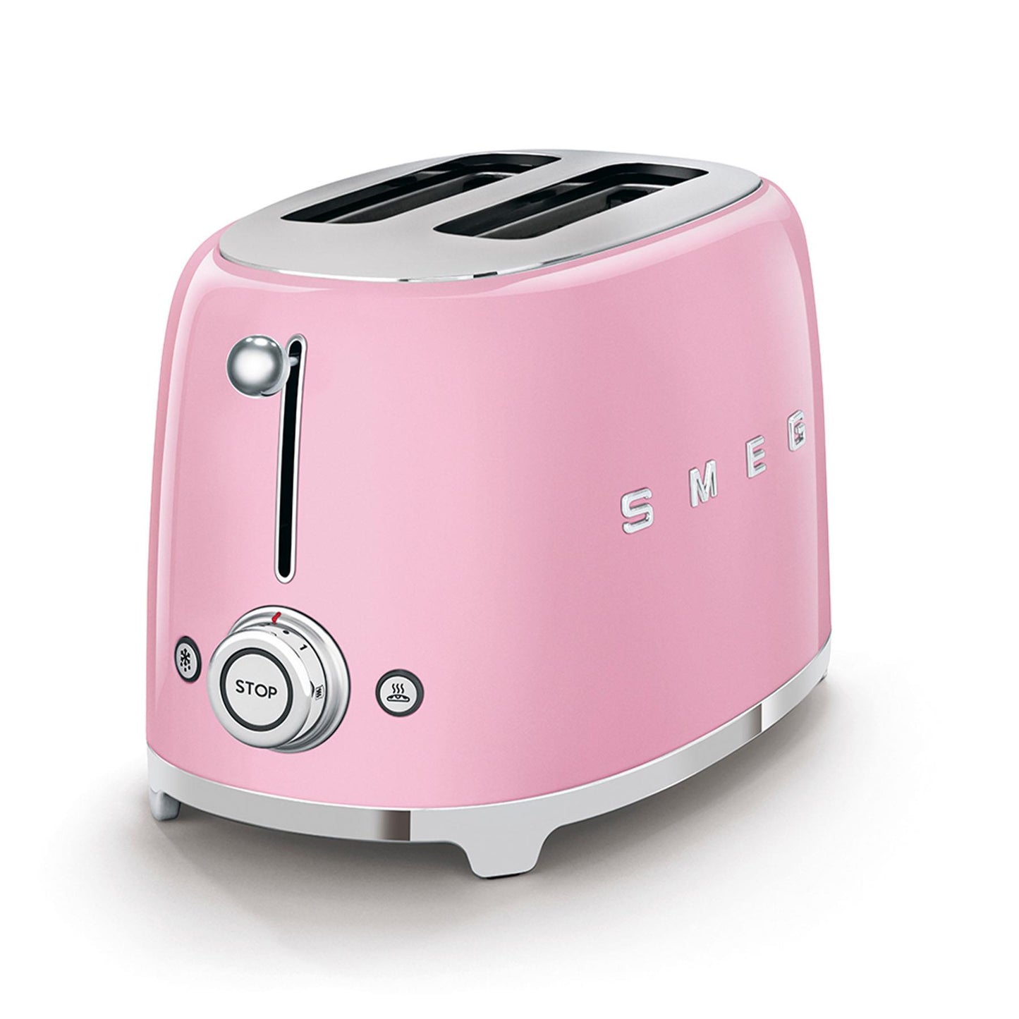 Smeg 50's Style 2 Slice Toaster (Pink)