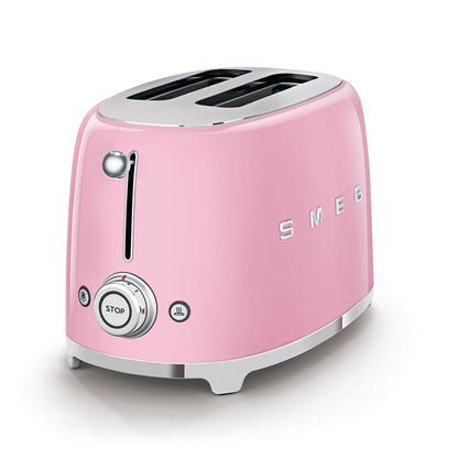Smeg 50's Style 2 Slice Toaster (Pink)