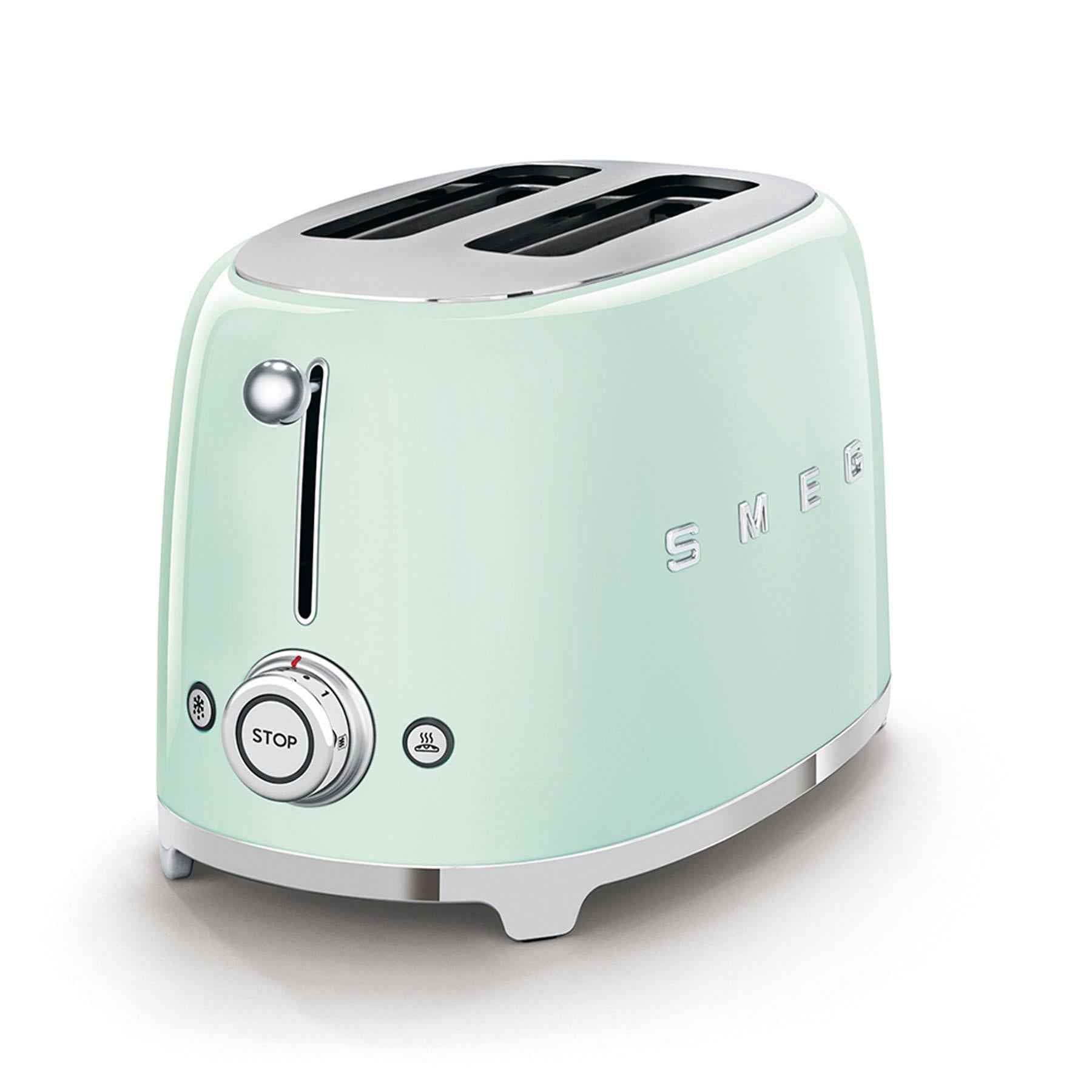 Smeg 50's Style 2 Slice Toaster (Pastel Green)