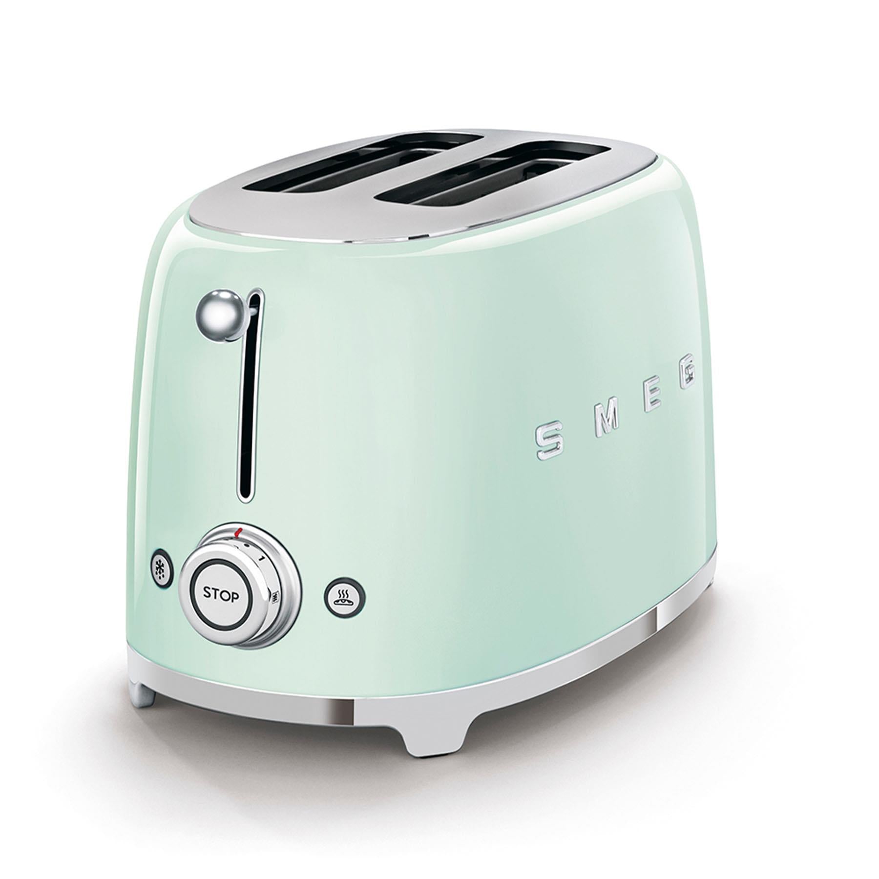 Smeg 50's Style 2 Slice Toaster (Pastel Green)