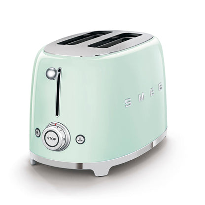 Smeg 50's Style 2 Slice Toaster (Pastel Green)