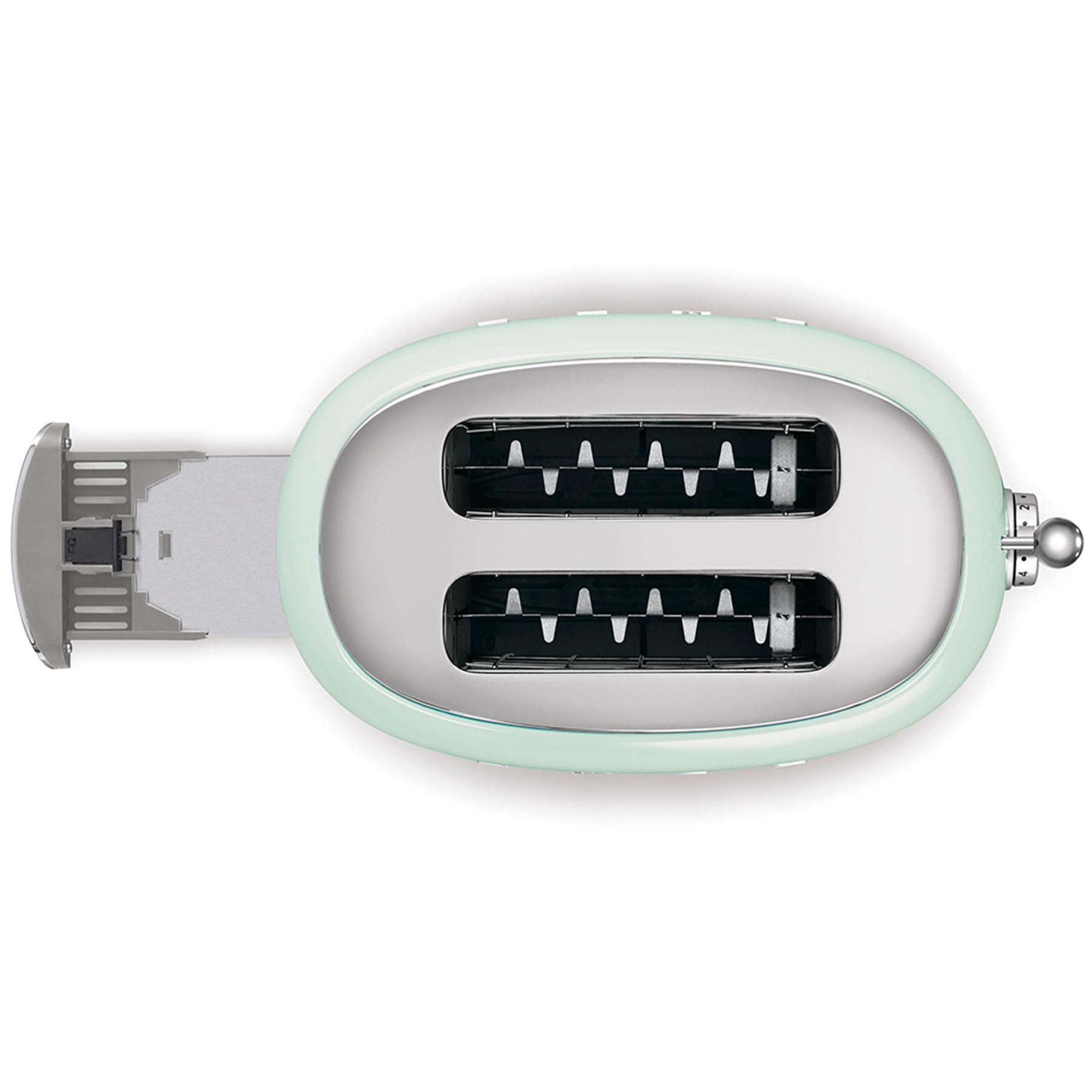 Smeg 50's Style 2 Slice Toaster (Pastel Green)