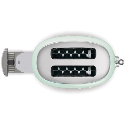 Smeg 50's Style 2 Slice Toaster (Pastel Green)